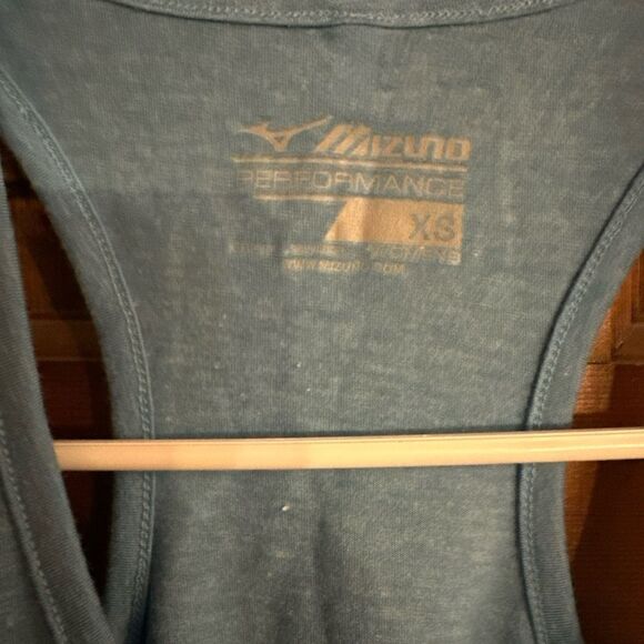 Mizuno Womens Inspire Running Tank Top Size XS Swedish Blue New - Picture 4 of 5